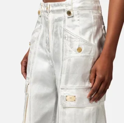 Elisabetta Franchi Jeans^Jeans Cargo Laminato