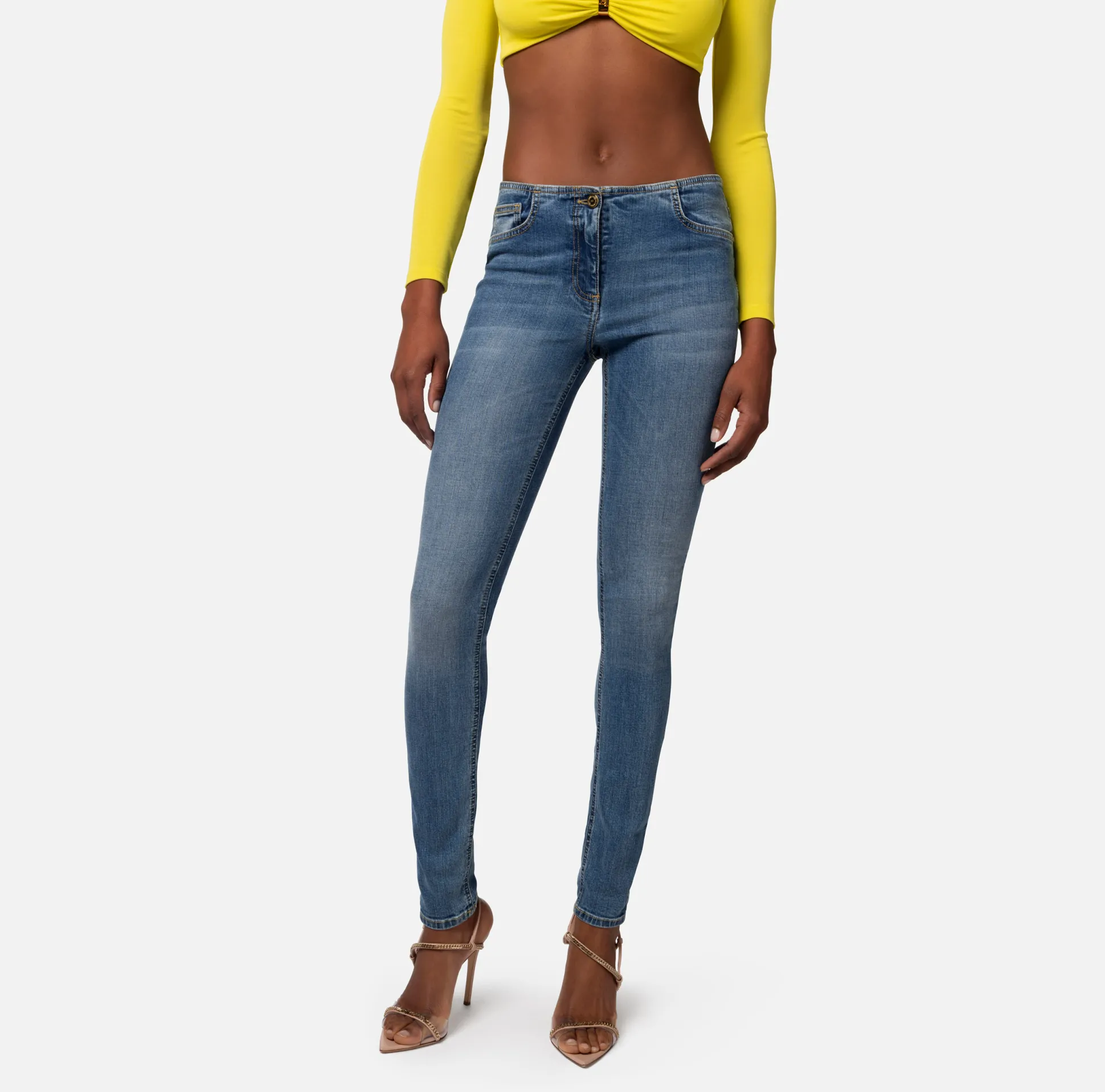 Elisabetta Franchi Jeans^Jeans Skinny Senza Fascione