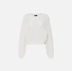 Elisabetta Franchi Maglieria E Felpe^Maglia In Cotone Punto Rete