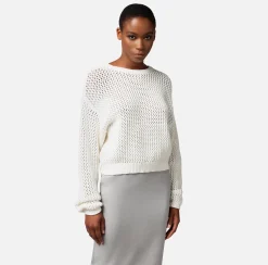 Elisabetta Franchi Maglieria E Felpe^Maglia In Cotone Punto Rete