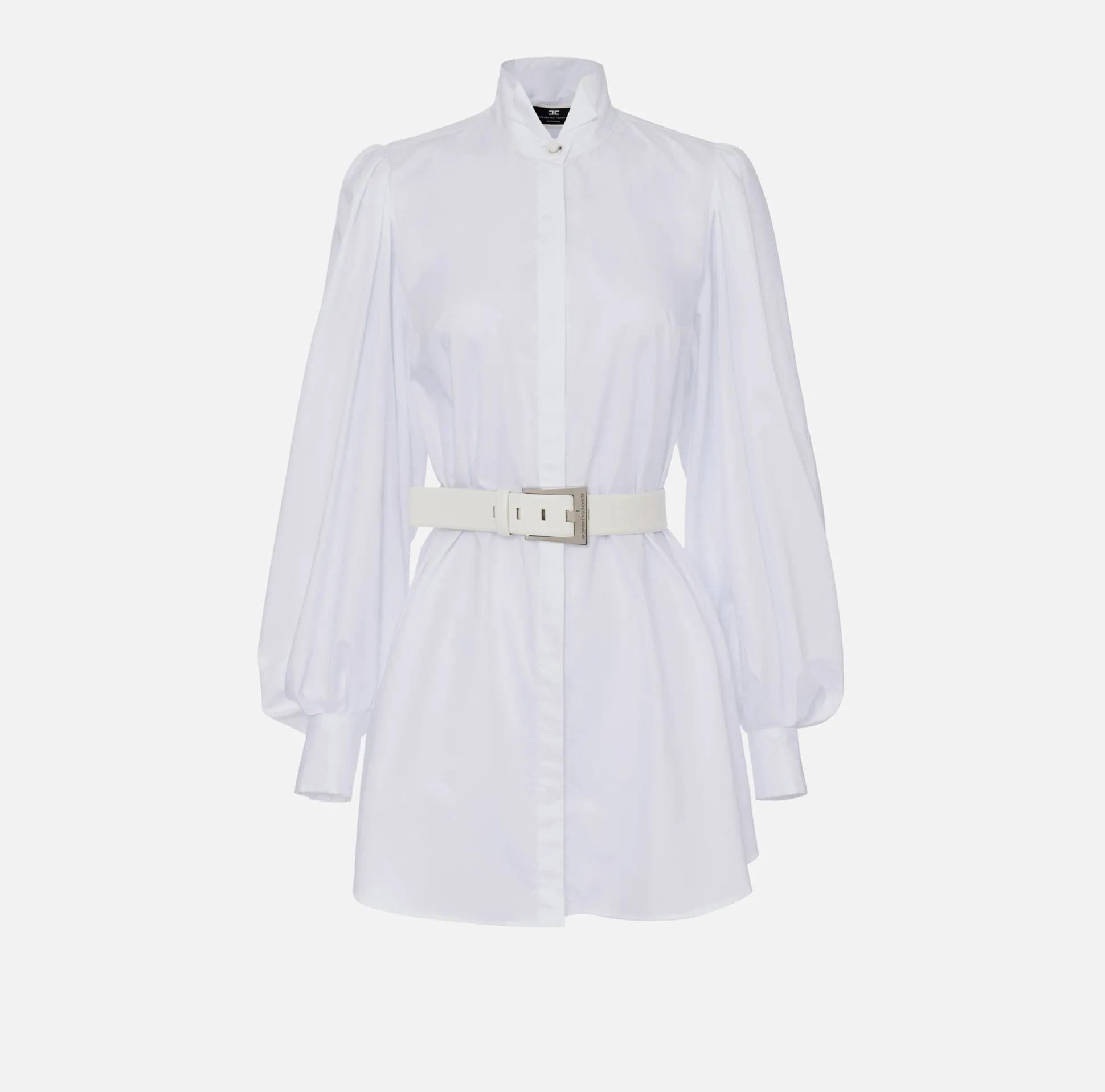 Elisabetta Franchi Abiti^Miniabito Camicia In Popeline Di Cotone