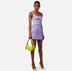 Elisabetta Franchi Abiti^Miniabito In Cotone Utility Con Cintura
