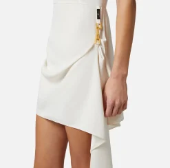 Elisabetta Franchi Abiti^Miniabito In Crepe Con Drappeggio