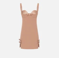 Elisabetta Franchi Abiti^Miniabito In Crepe Con Fiocchi
