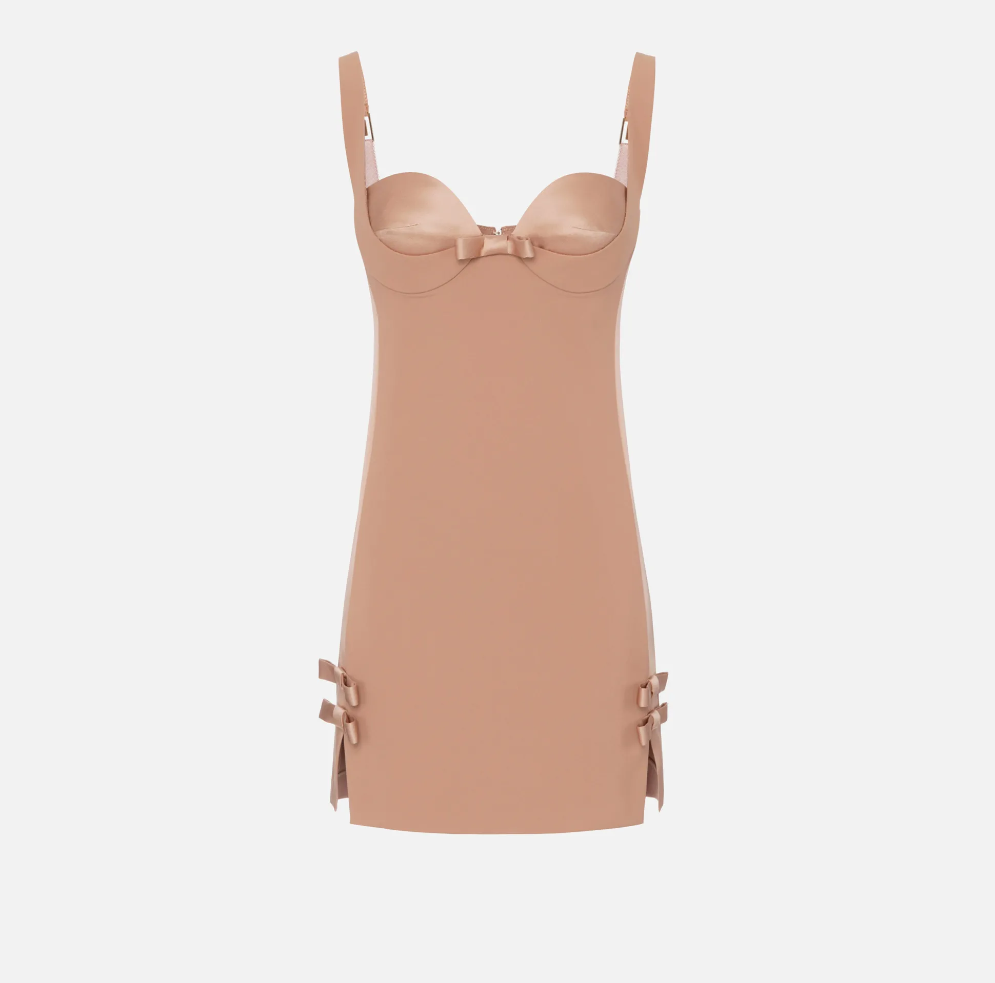 Elisabetta Franchi Abiti^Miniabito In Crepe Con Fiocchi