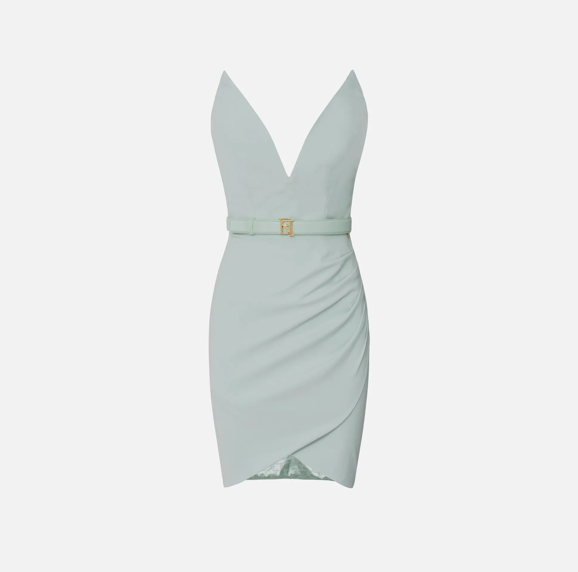 Elisabetta Franchi Abiti^Miniabito In Tessuto Tecnico Con Corpetto A Bustier