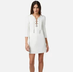Elisabetta Franchi Abiti^Miniabito In Tessuto Tecnico Con Allacciatura Criss Cross