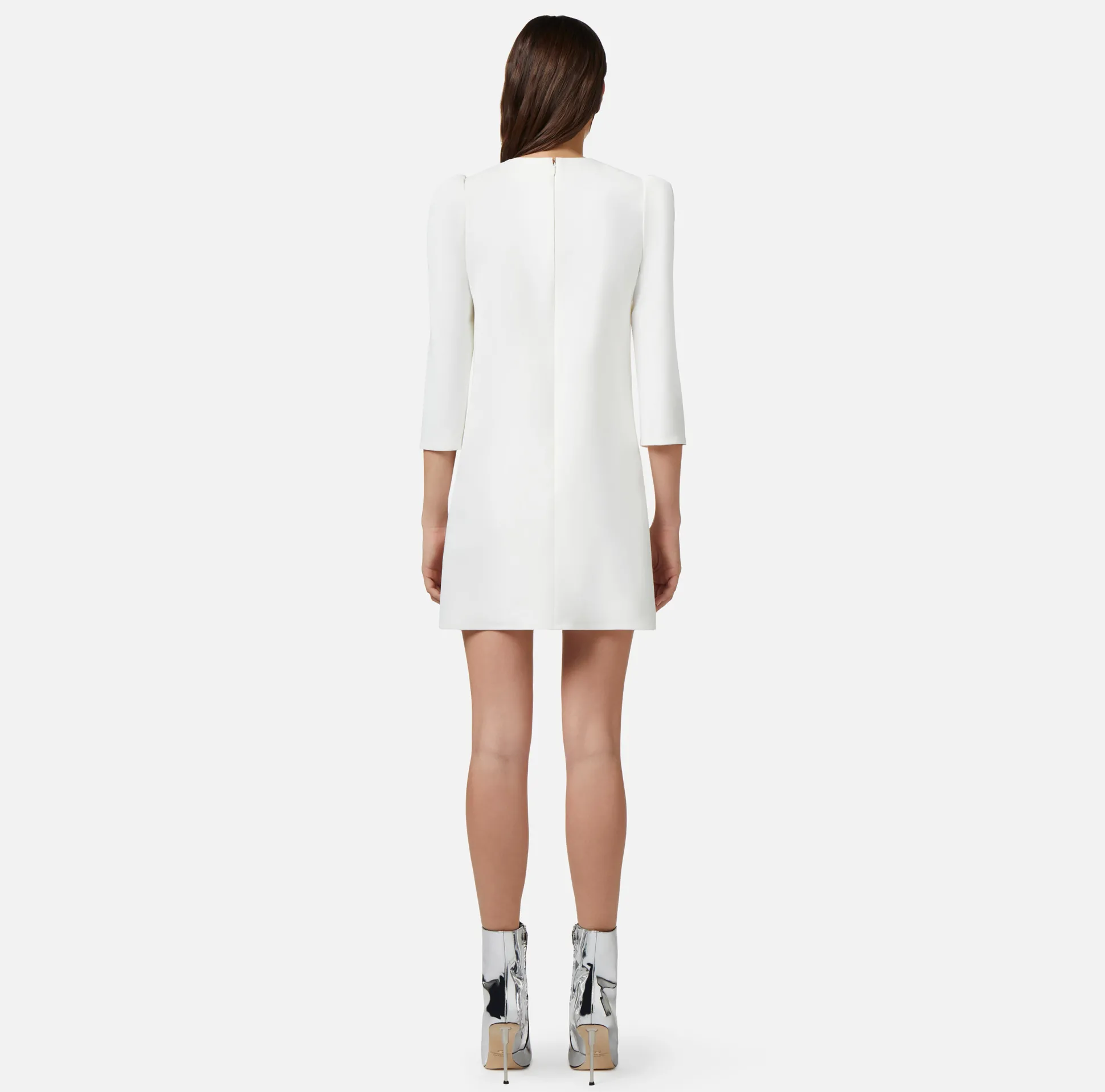 Elisabetta Franchi Abiti^Miniabito In Tessuto Tecnico Con Allacciatura Criss Cross