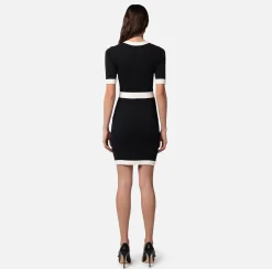 Elisabetta Franchi Abiti^Miniabito In Viscosa Embossed