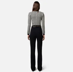 Elisabetta Franchi Maglieria E Felpe^Mini Cardigan In Viscosa Jacquard