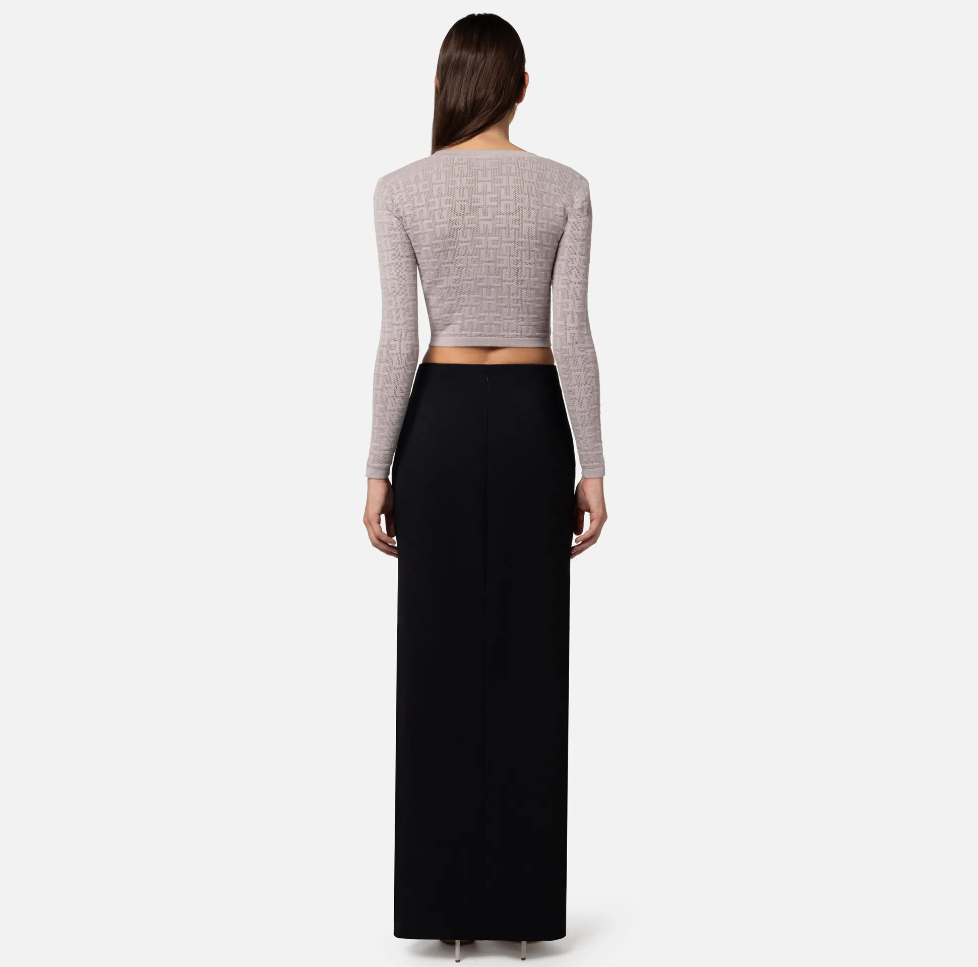 Elisabetta Franchi Maglieria E Felpe^Mini Cardigan In Viscosa Punto Traforato