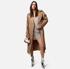 Elisabetta Franchi Gonne^Minigonna In Tulle Ricamato