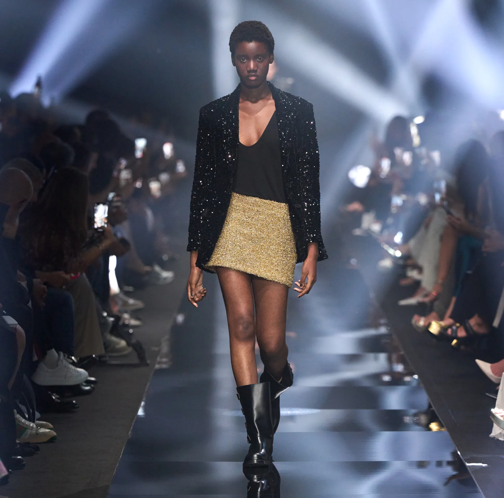 Elisabetta Franchi Gonne^Minigonna In Tweed Lurex