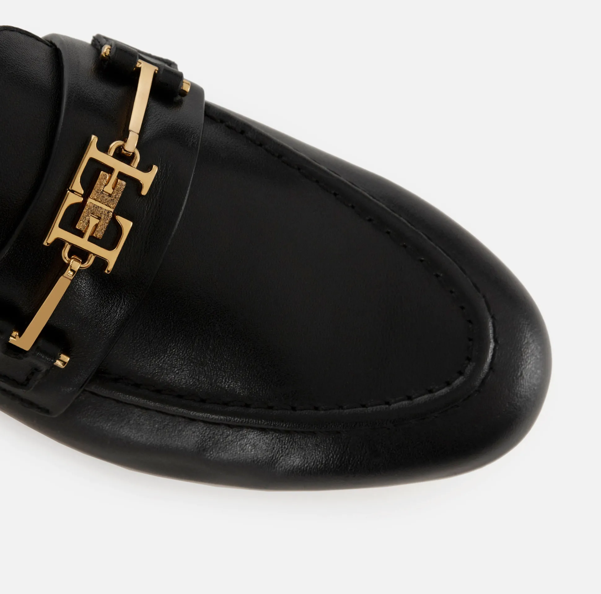 Elisabetta Franchi Sneakers E Scarpe Basse^Mocassino In Pelle Con Morsetto