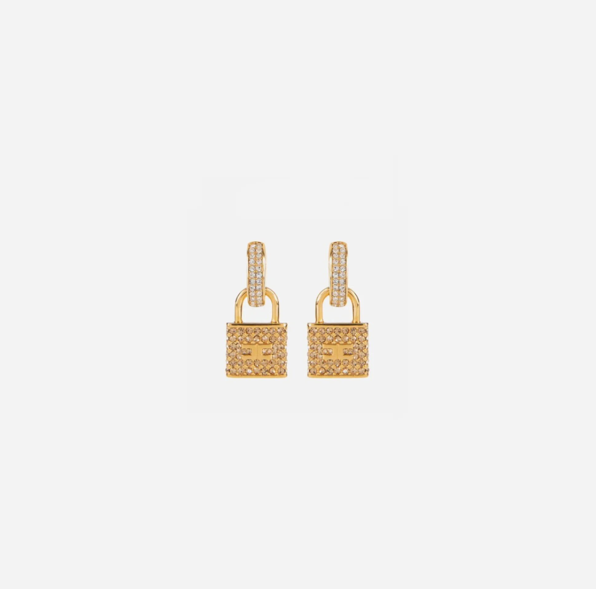 Elisabetta Franchi Bijoux^Orecchini Coppia Lucchetti