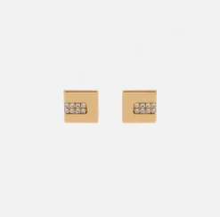 Elisabetta Franchi Mostra Tutti^Orecchini Logo Cubo Con Cubo