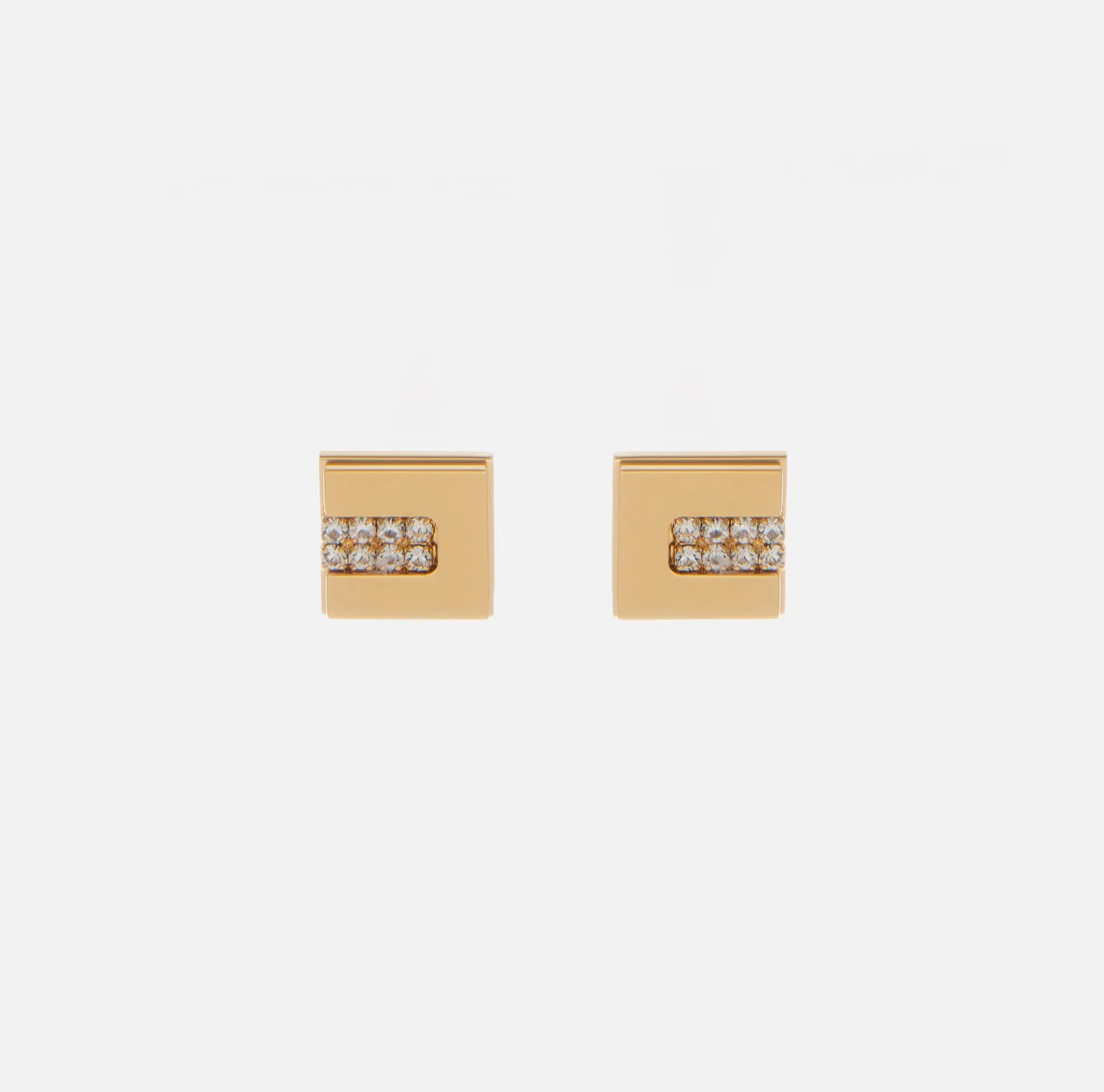 Elisabetta Franchi Mostra Tutti^Orecchini Logo Cubo Con Cubo