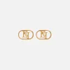 Elisabetta Franchi Mostra Tutti^Orecchini Logo Ovale