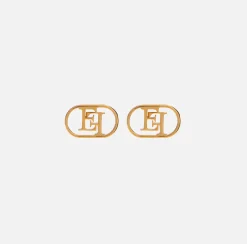 Elisabetta Franchi Mostra Tutti^Orecchini Logo Ovale