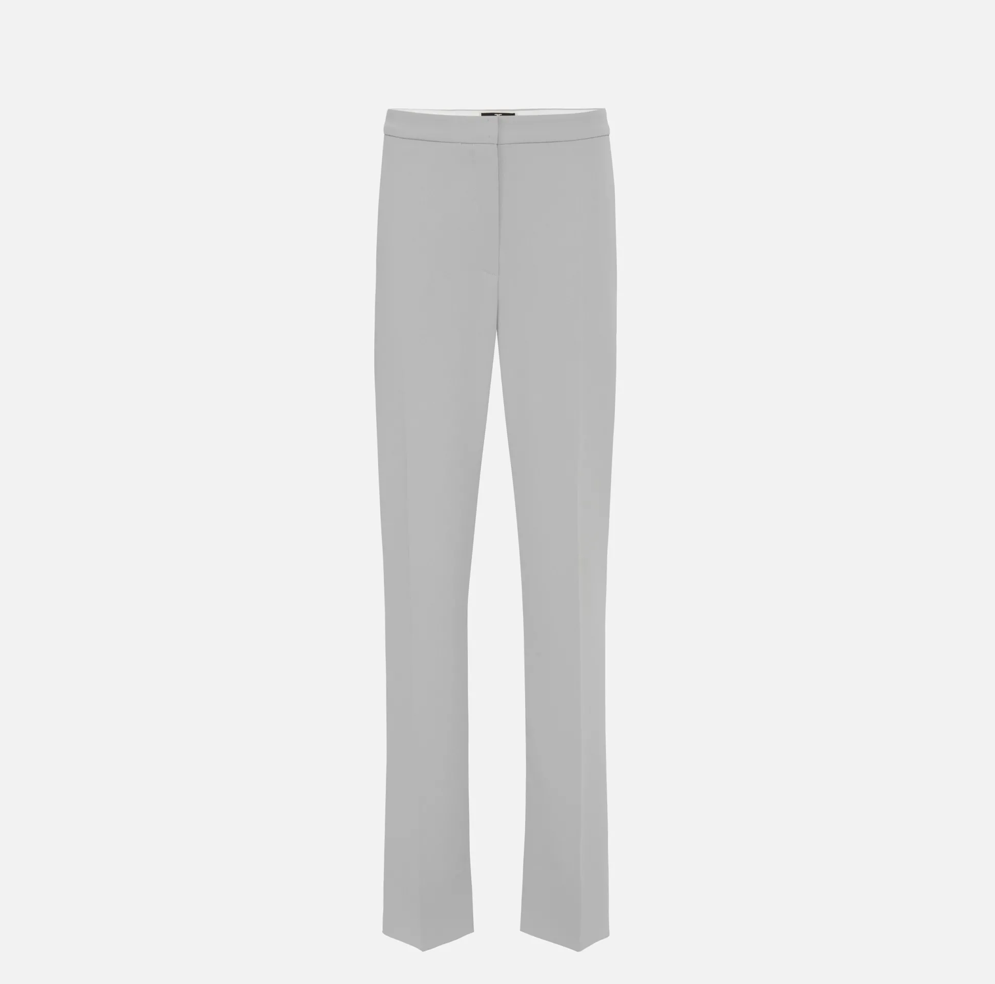 Elisabetta Franchi Pantaloni E Shorts^Pantalone Dritto In Crepe Leggero Con Spacchi