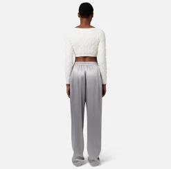 Elisabetta Franchi Pantaloni E Shorts^Pantalone Jogger In Crepe Di Raso