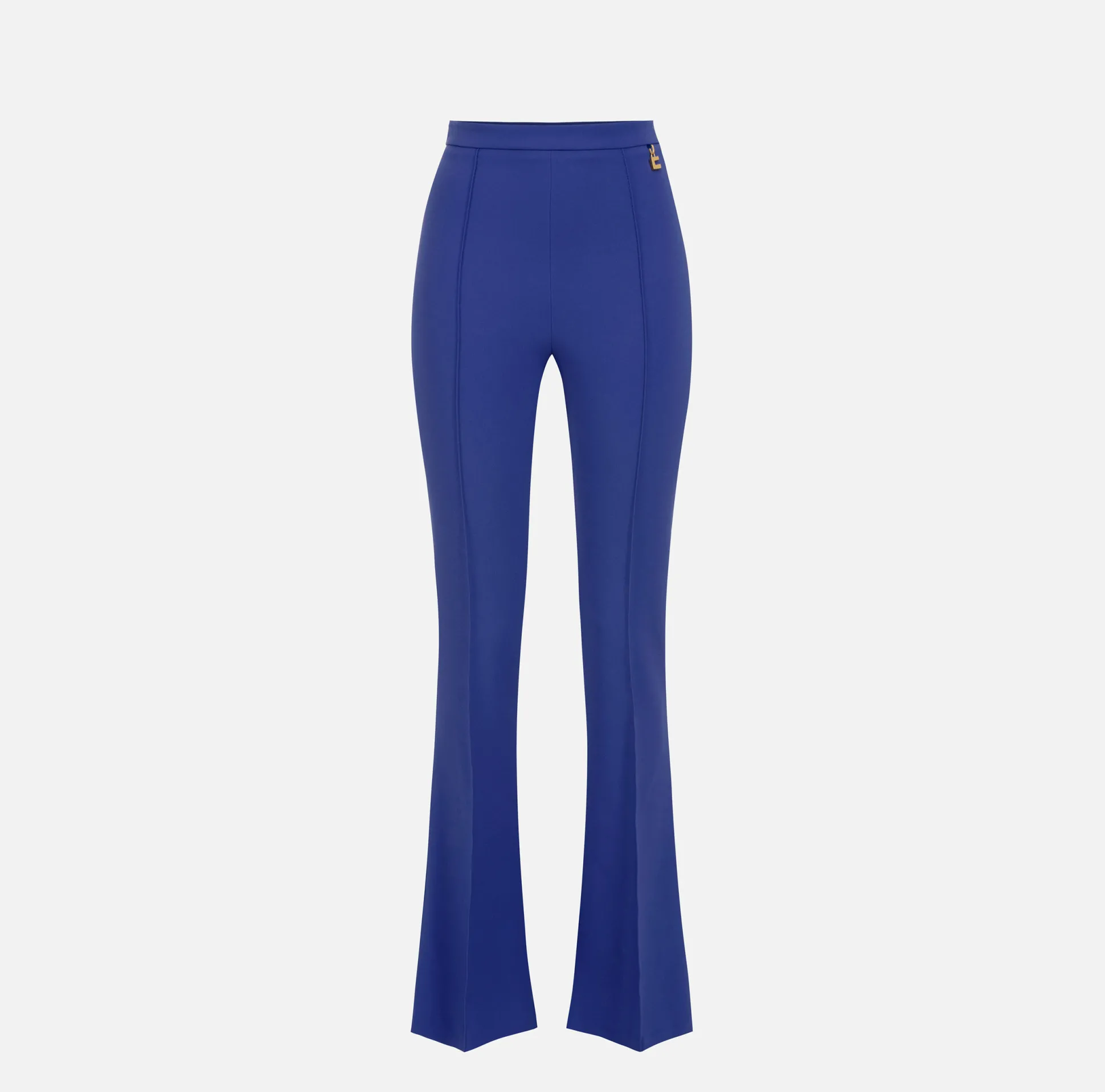 Elisabetta Franchi Pantaloni E Shorts^Pantalone Palazzo In Crepe Stretch Con Charms