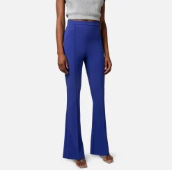 Elisabetta Franchi Pantaloni E Shorts^Pantalone Palazzo In Crepe Stretch Con Charms