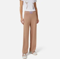Elisabetta Franchi Pantaloni E Shorts^Pantalone Palazzo In Viscosa Con Bande Logate