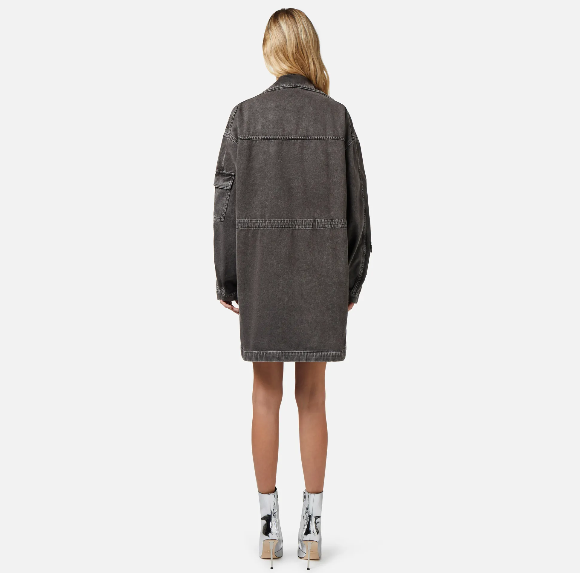 Elisabetta Franchi Giacche & Trench^Parka Over In Denim