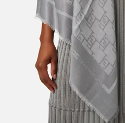 Elisabetta Franchi Mostra Tutti^Pashmina In Viscosa Lurex Jacquard