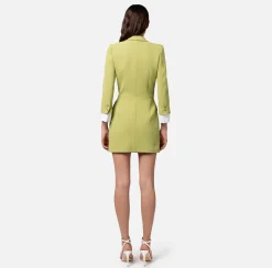 Elisabetta Franchi Abiti^Robe Manteau In Crepe Stretch