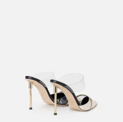 Elisabetta Franchi Decollete^Sabot In Pelle E Pvc
