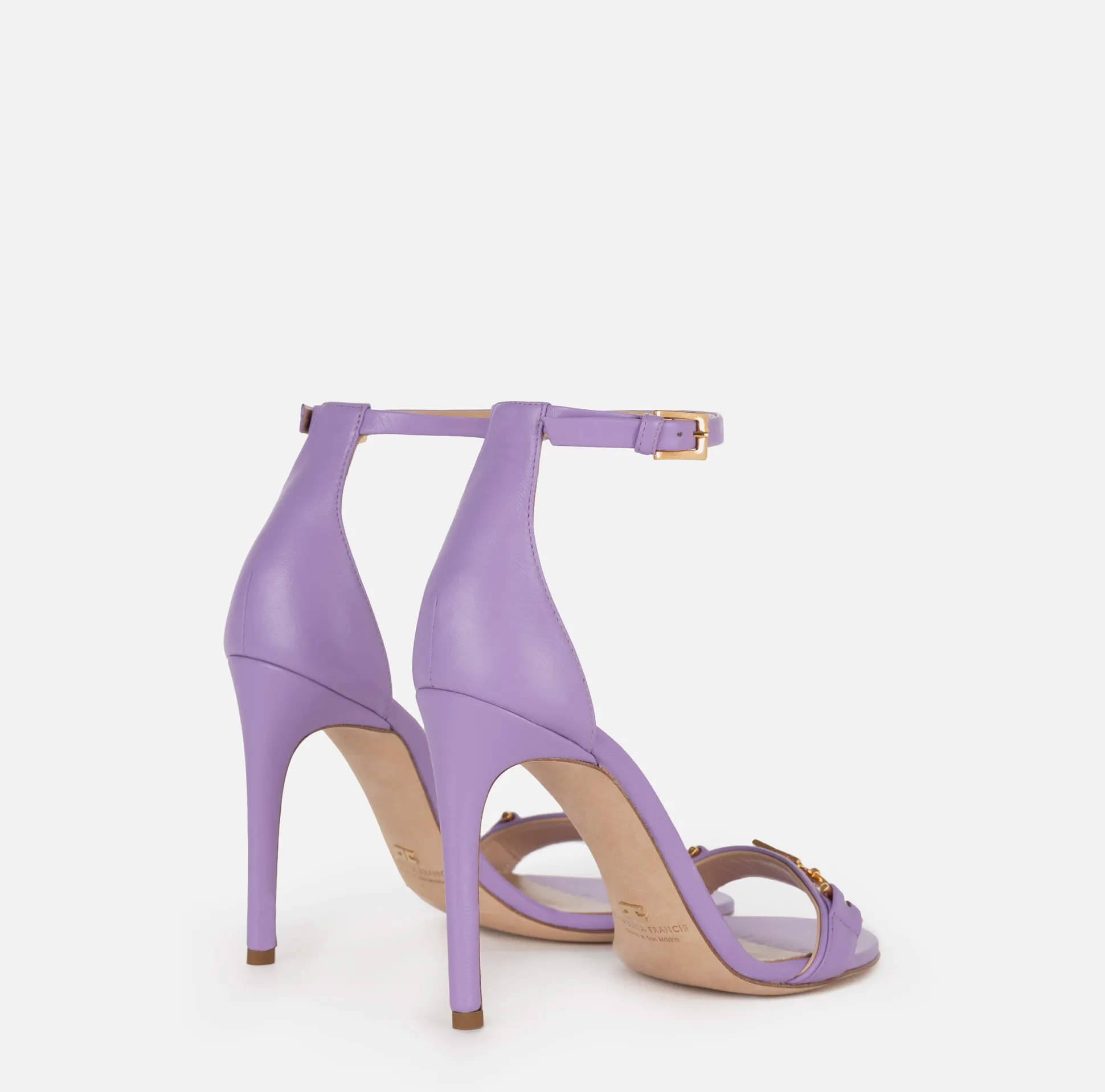 Elisabetta Franchi Sandali^Sandali In Pelle Con Morsetto
