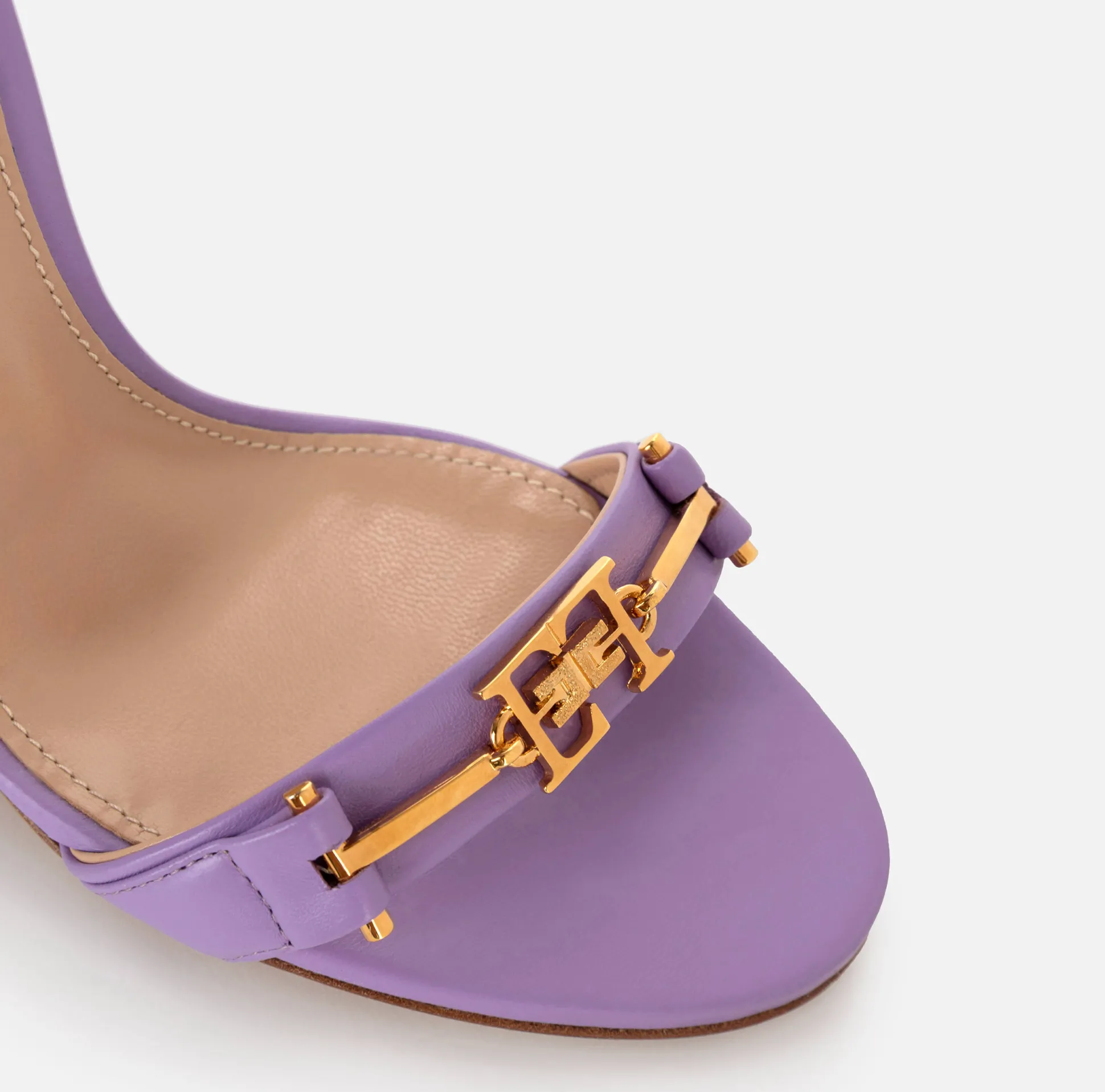 Elisabetta Franchi Sandali^Sandali In Pelle Con Morsetto