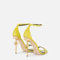 Elisabetta Franchi Sandali^Sandali In Pelle Con Tacco Logo