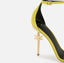 Elisabetta Franchi Sandali^Sandali In Pelle Con Tacco Logo