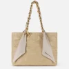 Elisabetta Franchi Borse A Spalla^Shopper Grande Con Catena Foulard