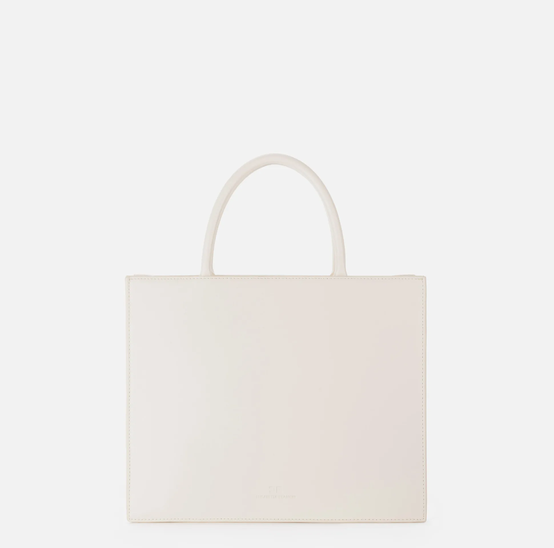 Elisabetta Franchi Borse A Mano^Shopper Media Con Placca Logo