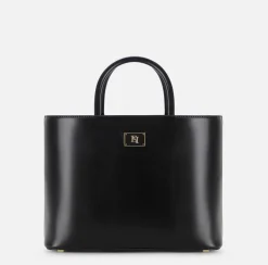 Elisabetta Franchi Borse A Mano^Shopper Media Con Placca Smaltata