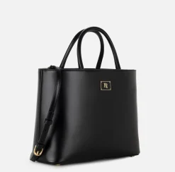 Elisabetta Franchi Borse A Mano^Shopper Media Con Placca Smaltata