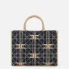 Elisabetta Franchi Borse A Mano^Shopper Media In Rafia