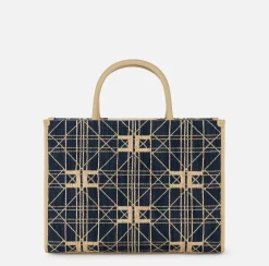 Elisabetta Franchi Borse A Mano^Shopper Media In Rafia