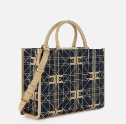 Elisabetta Franchi Borse A Mano^Shopper Media In Rafia