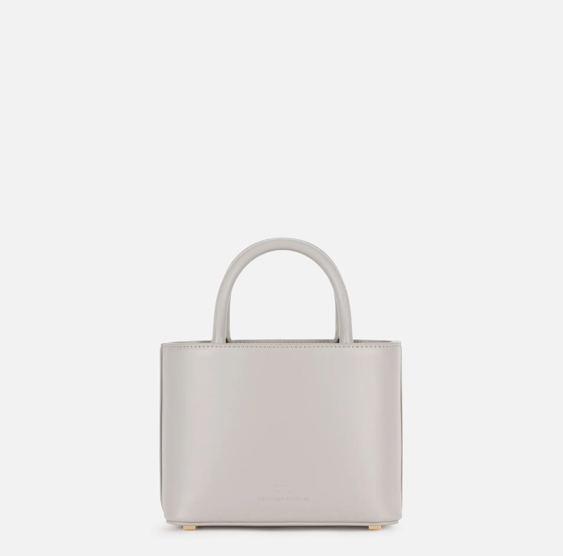 Elisabetta Franchi Borse A Mano^Shopper Piccola Con Placca Smaltata
