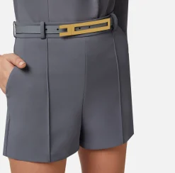 Elisabetta Franchi Tailleur^Shorts In Crepe Con Cintura