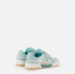 Elisabetta Franchi Sneakers E Scarpe Basse^Sneakers In Pelle Con Logo Ricamato