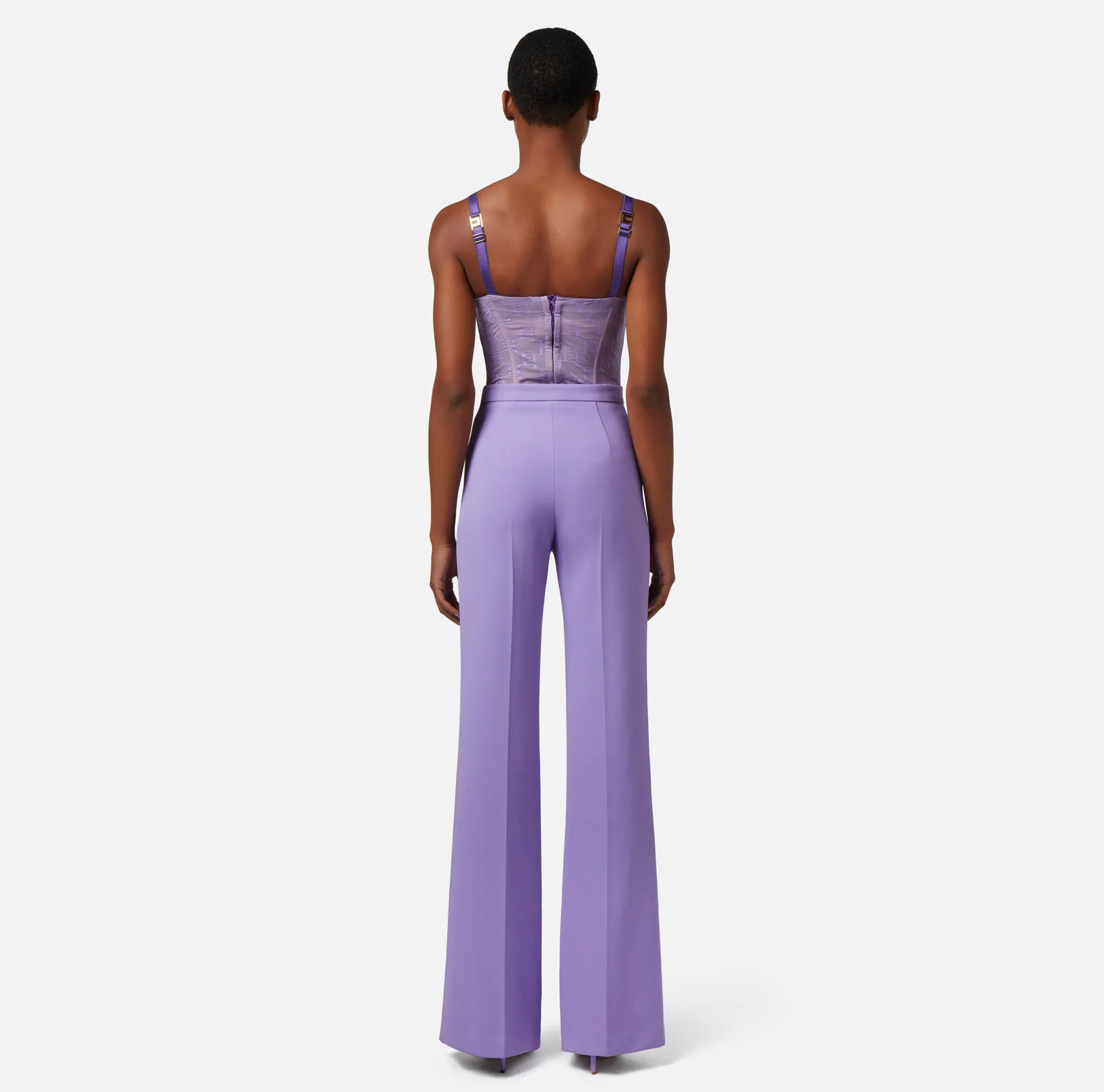 Elisabetta Franchi Top, T-Shirt & Body^Top Bustier In Tulle Logo