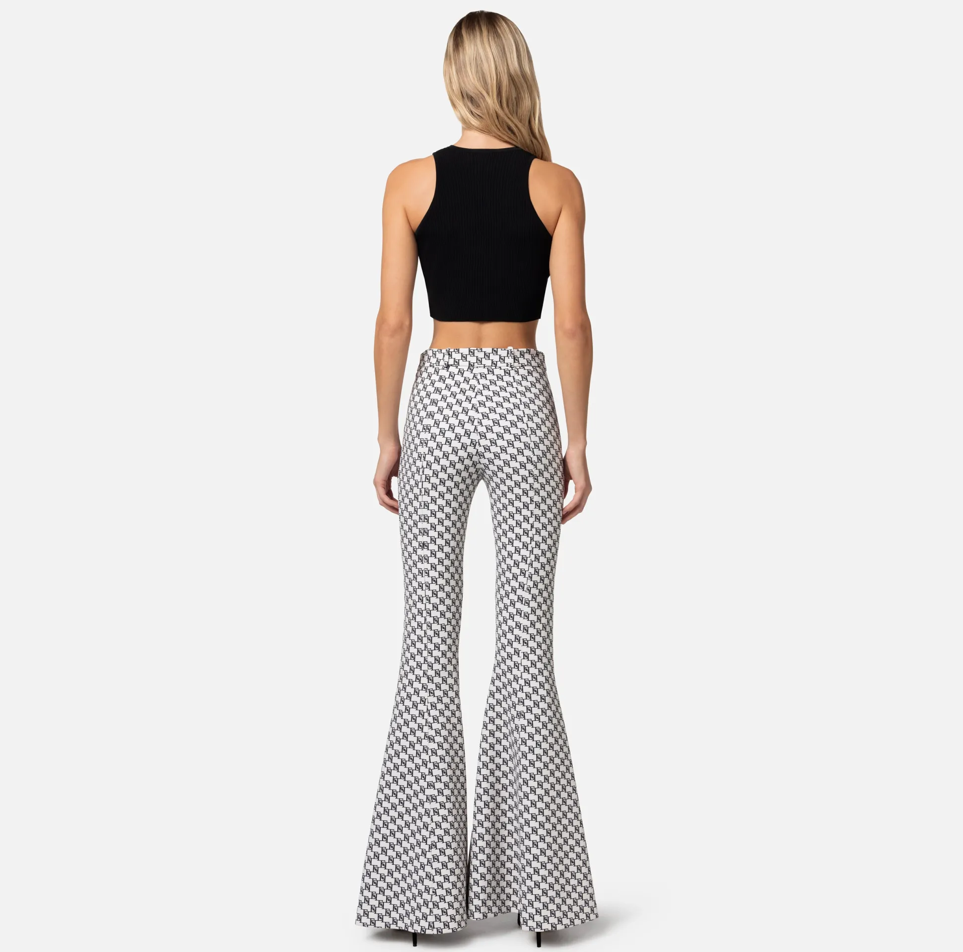 Elisabetta Franchi Top, T-Shirt & Body^Top Cropped In Viscosa Con Lettering