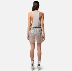 Elisabetta Franchi Top, T-Shirt & Body^Top In Jersey Con Ricamo Logo