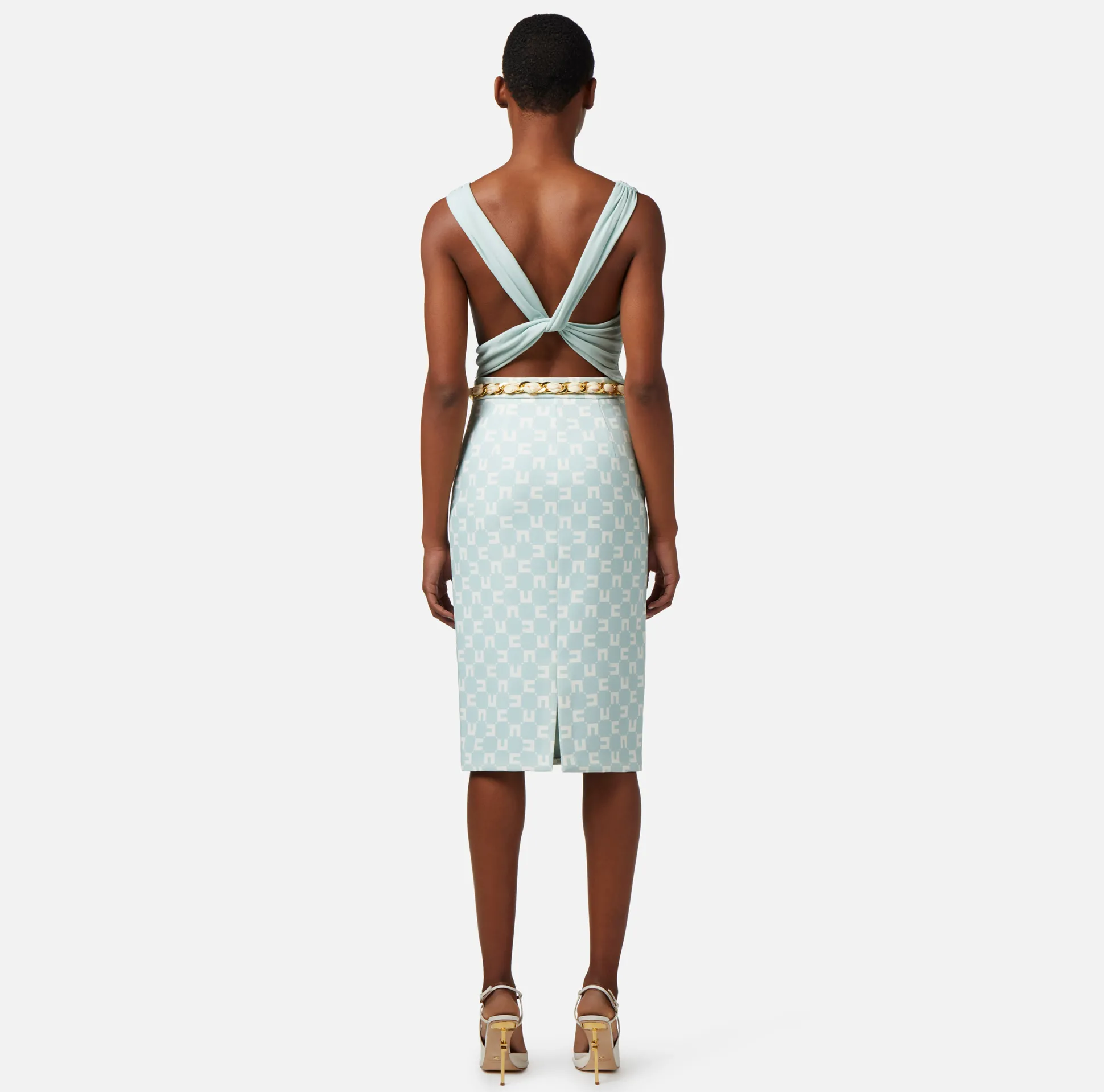 Elisabetta Franchi Top, T-Shirt & Body^Top In Jersey Drappeggiato